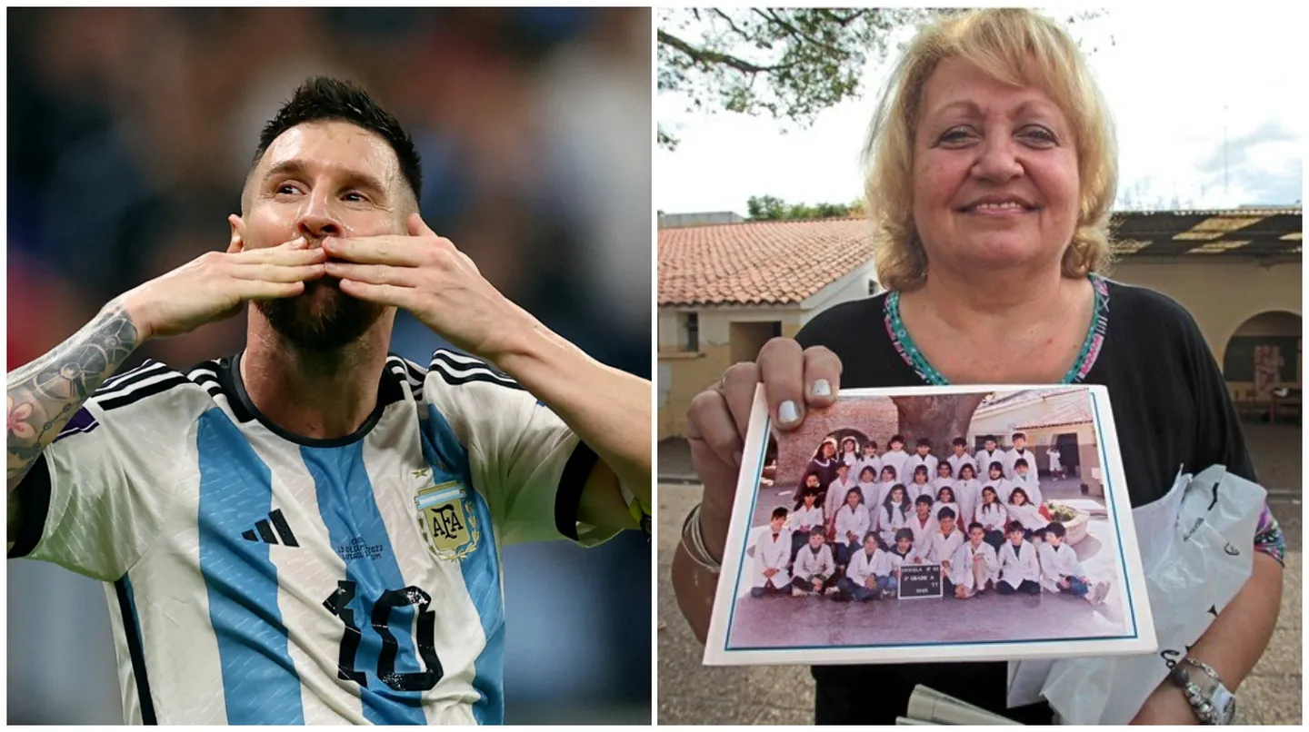 “Antes de morir me gustaría abrazarte”: la conmovedora carta de la primera maestra de Lionel Messi