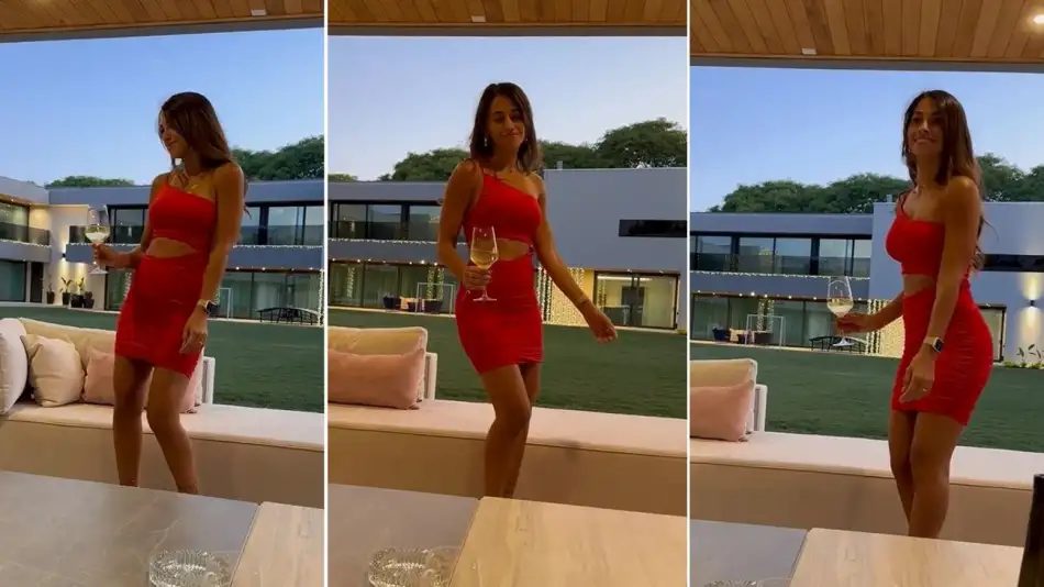 Lionel Messi grabó a Antonela Roccuzzo bailando en la previa de la Navidad y fue furor: el video